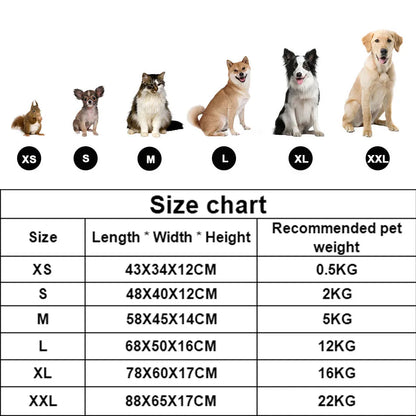 Plush Square Pet Bed